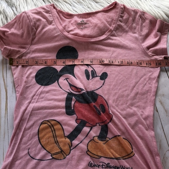 Mickey Mouse pink tee size small - Picture 6 of 7